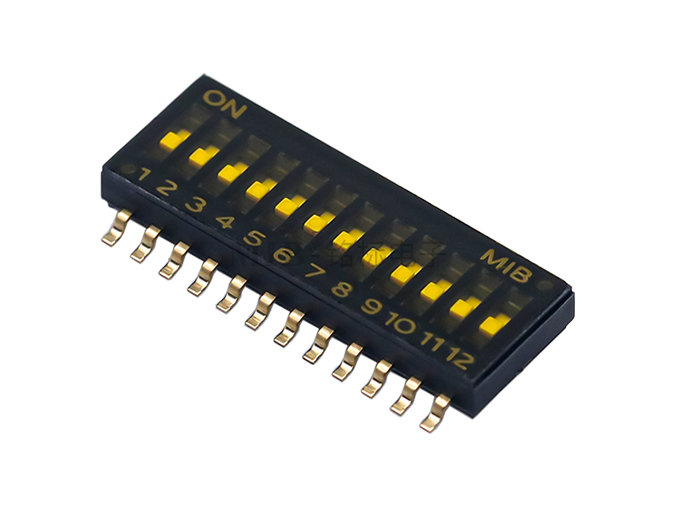 12P平推開關16.37*5.7*2.1mm（1.27）
