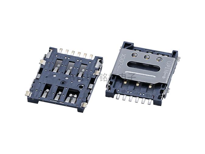 掀蓋式  7PIN NANO SIM卡座