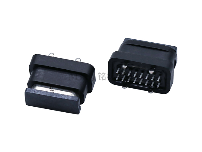 IPX7防水Type-C USB 連接器 16PIN立式