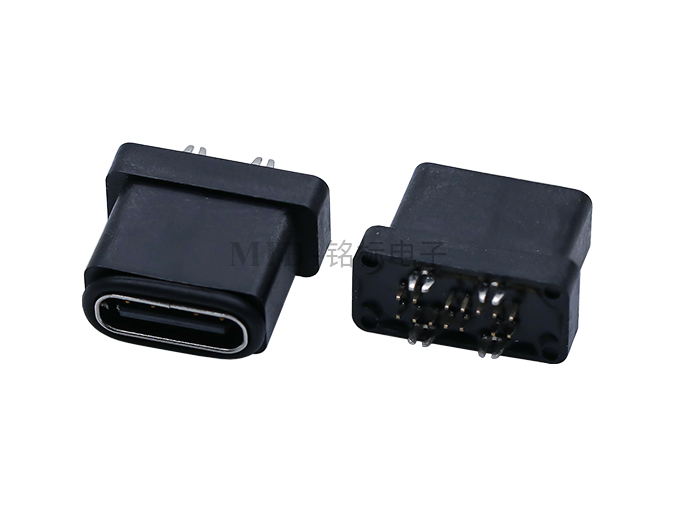 IPX7防水Type-C USB連接器 立式 14PIN