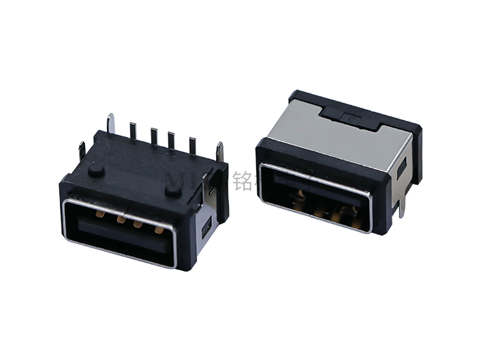IPX7防水USB 母座 板上型 帶柱