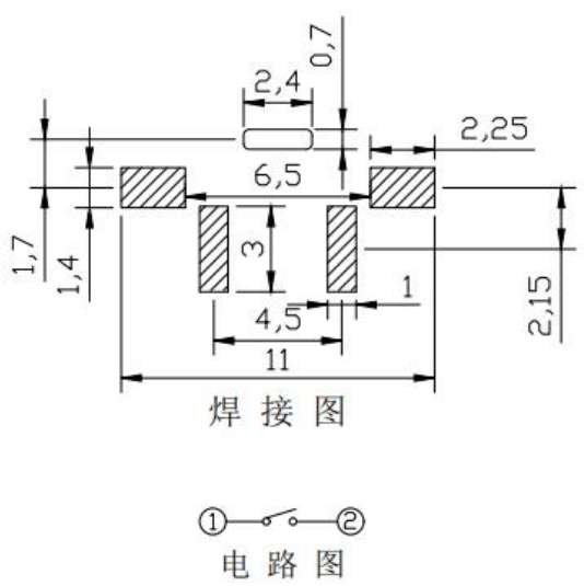 THBM03-A035NB-R-A 焊盤(pán)圖
