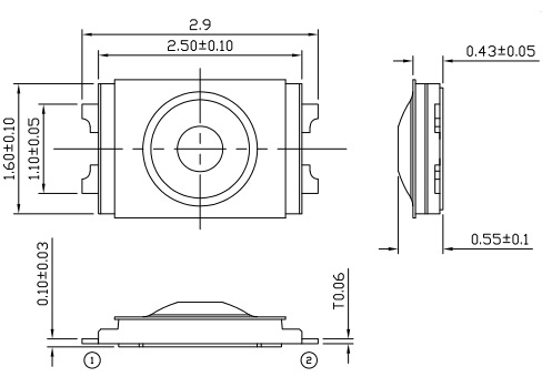 TAF01-BWJ-R  2616-160gf尺寸圖