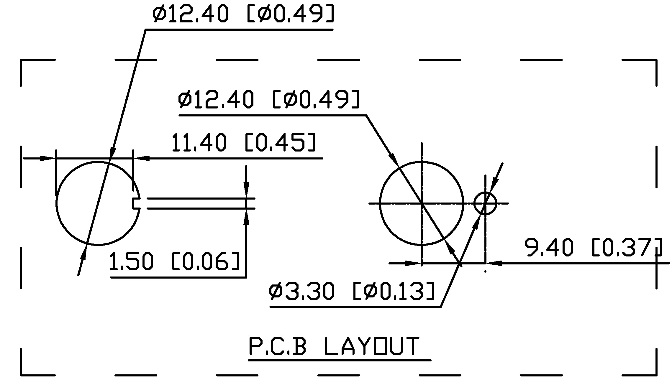 HT-SG3B1T1T33焊盤圖