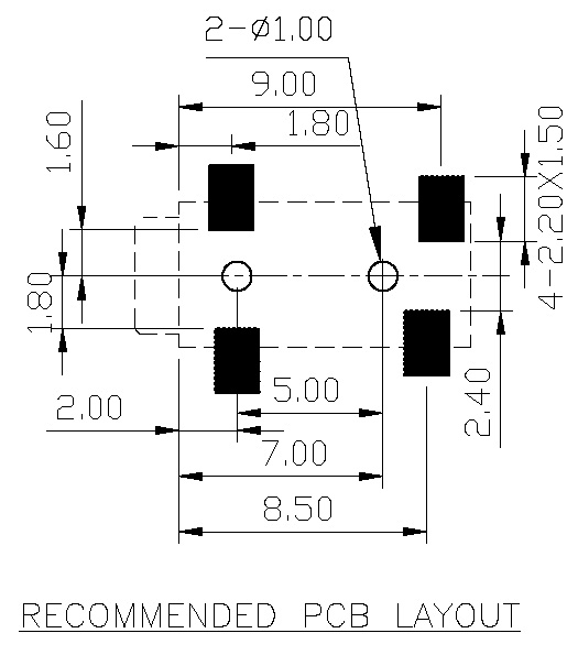 ST-348-S00-041B-R焊盤圖